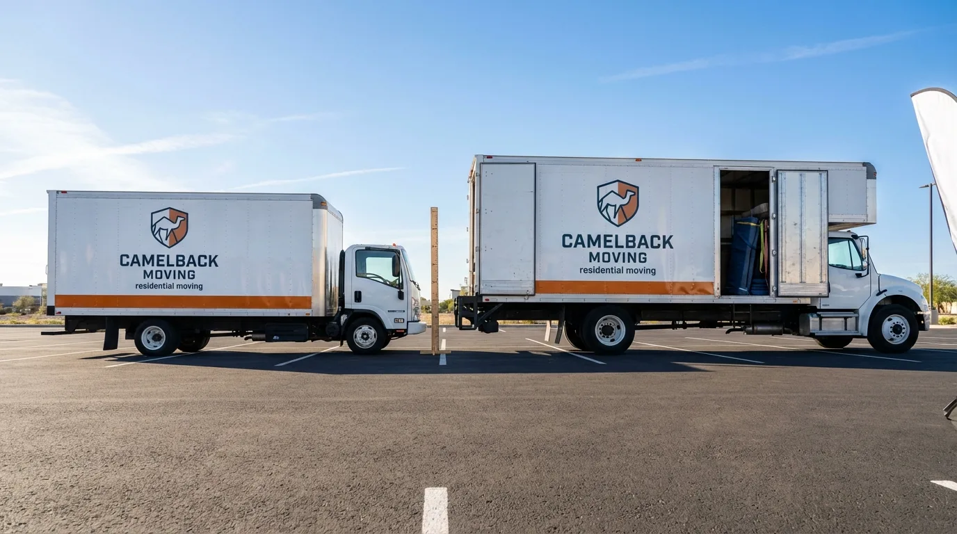 Moving truck size capacity guide in Kaysville